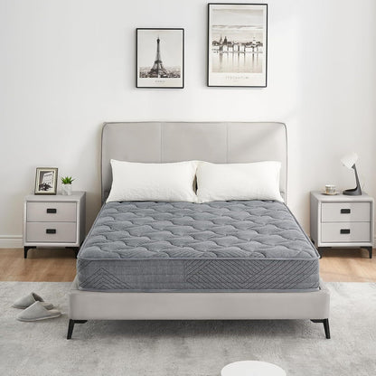 Pocketvering Matras – Veer Matras – Spring Matras – Stevige Matras – 7-Zones Matras – 140x200 cm – Hardheid H3 – 21 cm Hoogte – Koudschuim Met Microvezel Hoes