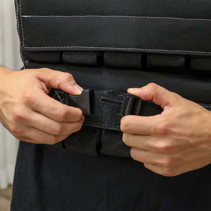 Gewichtsvest – Verzwaarde Vest – Weight Vest – Trainingsvest – Fitnessvest – Verstelbaar Tot 15 kg – Reflecterende Strips – Duurzaam Ijzer