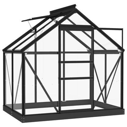Kweekkas – Tuinkas – Broeikas – Serre – Kas – Aluminium & Stalen Frame – UV-bestendig Thermisch Glas – 155x103x191 cm