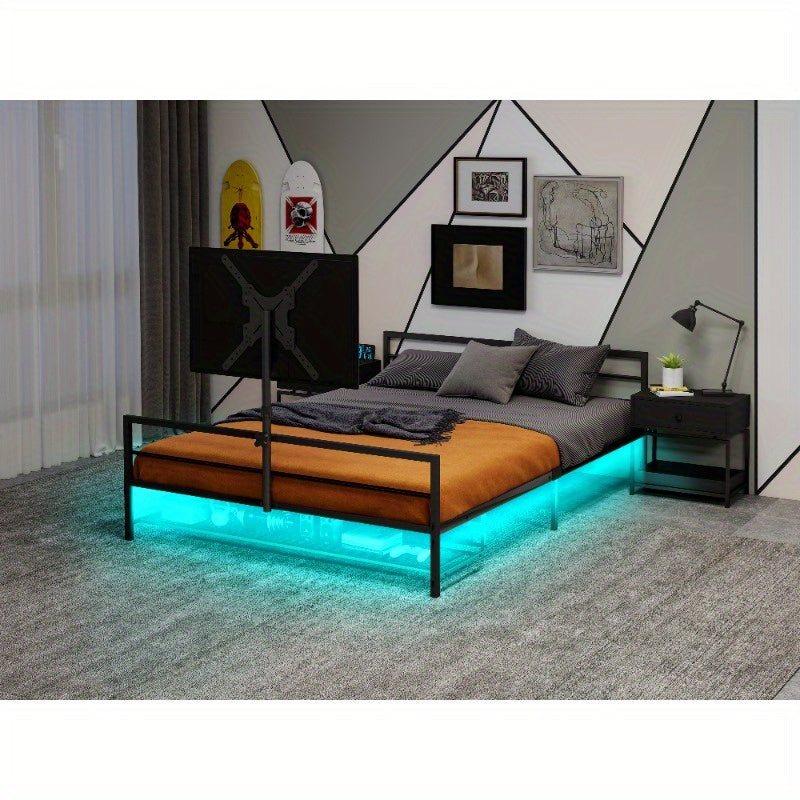 Stapelbed – Uittrekbed – 3-Slaapplaatsen Bed – Metaalbed – Ruimtebesparend Bed – Stabiel Metalen Frame – Veiligheidsrails – Eenvoudige Montage