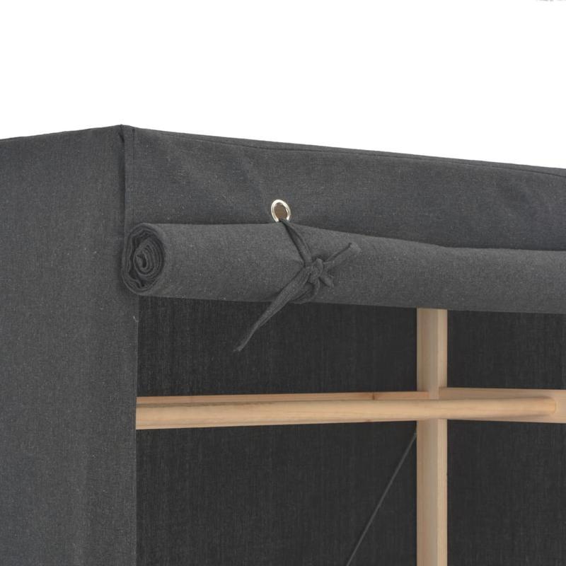 Modern Closet Cabinet - Easy Assembly Freestanding wardrobe, Spacious Interior Storage, Contemporary Bedroom/Living Room Furniture, Easy-to-Clean Fabric-like Surface (79x40x170cm/31.5x15.7x66.9in), Closet for Clothes, Minimal