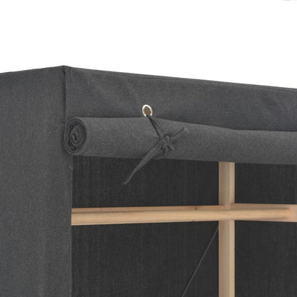 Modern Closet Cabinet - Easy Assembly Freestanding wardrobe, Spacious Interior Storage, Contemporary Bedroom/Living Room Furniture, Easy-to-Clean Fabric-like Surface (79x40x170cm/31.5x15.7x66.9in), Closet for Clothes, Minimal