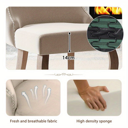 Esszimmerstuhl Mit Einzigartiger Knopfsteppung Auf Der Rückseite Und Nagelkopfbesatz Polsterstuhl Aus Hochwertigem Samtbezug Mit Gebogenen Beinen Aus Massivholz Bequemer Sitzkomfort Für Wohnzimmer Und Essbereich Modernes Design Mit Zeitlosen Details Ideal