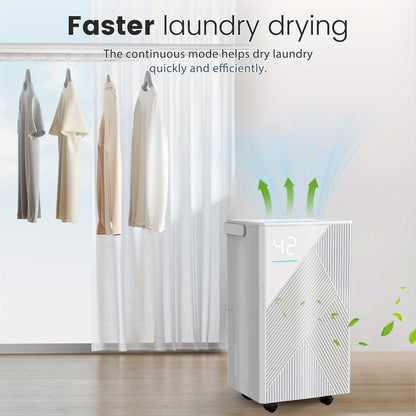 Luchtontvochtiger – Vochtvreter – Dehumidifier – Vochtverwijderaar – Wasdroger – 14L per Dag – Wi-Fi App Bedienbaar – Stil & Energiezuinig
