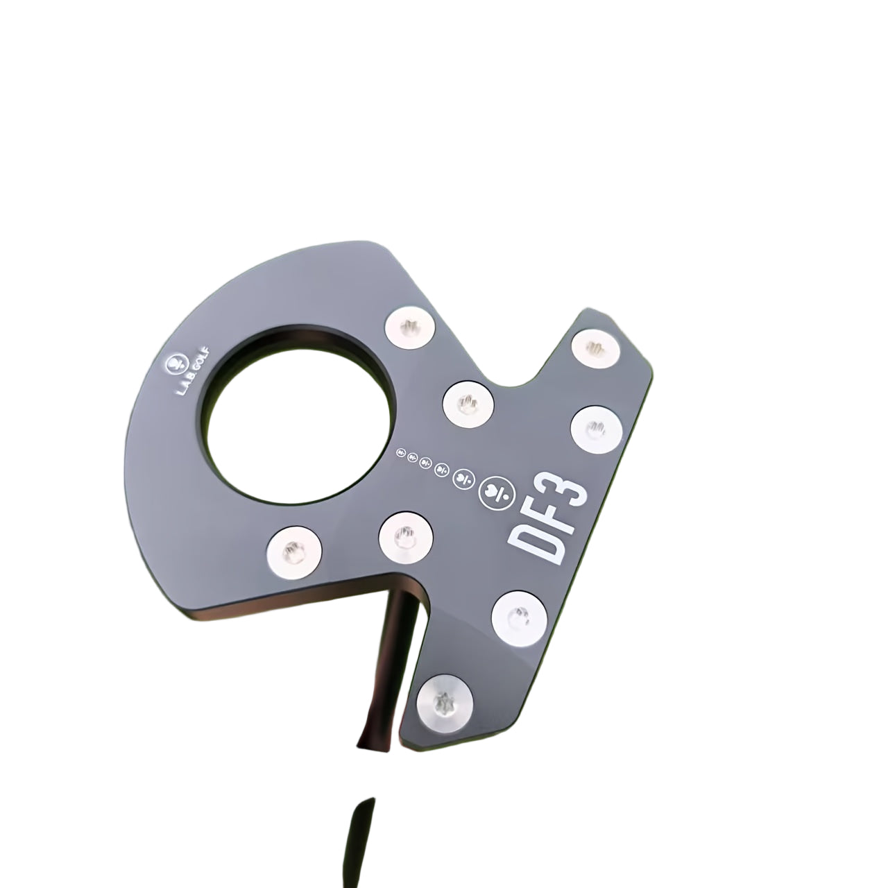 Golfputter – Golfclub – Putter – Golfaccessoire – Sportuitrusting – Stalen Shaft S-Stiff – Gesmede Aluminium Kop – Zwart