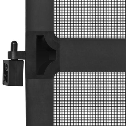Hor – Deurhor – Insectenhor – Horrengaas – Hordeur – Antraciet Kleur – 120x240 Cm – Metaal Frame