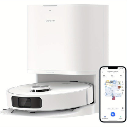 Robotstofzuiger – Robotstofzuiger Met Dweilfunctie – Robotstofzuiger Met Moppen – Automatische Stofzuiger – Slimme Cleaner – 4000 Pa Zuigkracht – Ultrasone Tapijtherkenning
