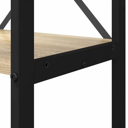 Boekenkast Sonoma eiken 80 x 30 x 153cm Bewerkt hout