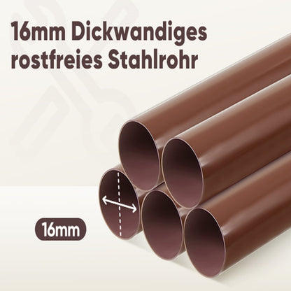 Meerlaagse Kas – Standaard Kas – Plantenkas – Balkon Kas – Tuinkas – Roestvrij Staal Frame – 10 Verstelbare Planken – Ademend PE-Materiaal – Ventilatieopeningen – 145x145x200 cm – Witte Variant