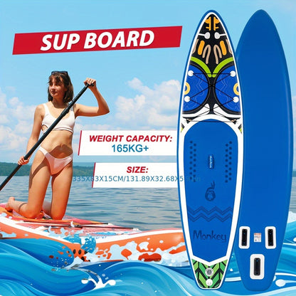 Paddleboard – SUP Board – Stand Up Paddle – SUP Board Opblaasbaar – SUP Board Compleet – Lichtgewicht PVC – 320x81 cm Indigo Sea Glider