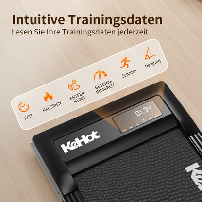 Loopband – Wandelband – Treadmill – Walking Pad – Hometrainer – Inklapbaar – 0-9° Helling – 1215x515 mm Loopvlak