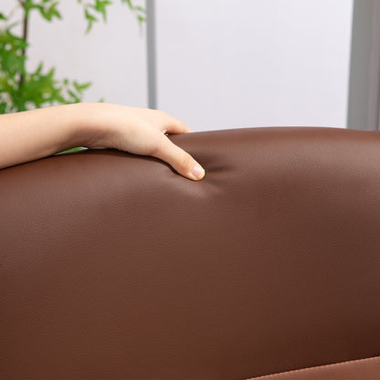 Ergonomische Bureaustoel – Kantoorstoel – Werkstoel – Draaistoel – Computestoel – Verstelbare Hoogte – Kantelfunctie – Hoge Rugleuning – Donkerbruin – Max 120 Kg Belastbaar