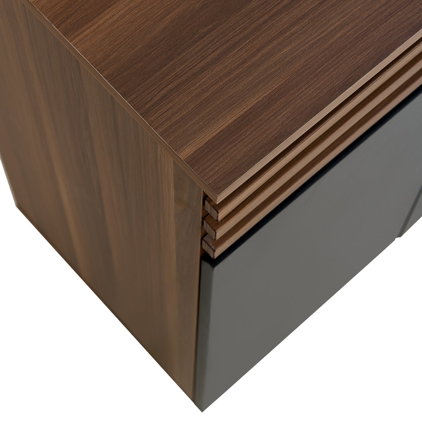 Dressoirkast – Sideboard – Buffetkast – Opbergkast – Kast – Zwart – 150x40x85 cm – MDF – 2 Lades & 4 Deuren – Ruime Opbergruimte