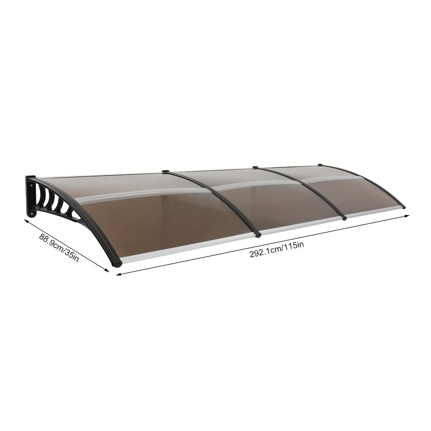 Sturdy And Durable High Stability Pre-drilled Holes Temporary Not for Permanent Purposes Removable Canopy for Front And Rear Entrances, Bike Shelters, Gazebos, Grape Arbors, Guardrails, Balconies, Windows, Patios, Garages, St
