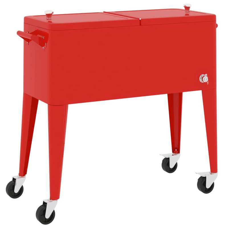 Koelbox Op Wielen – Mobiele Koelbox – Trolley Koelbox – Picknick Koelbox – 80 Liter Inhoud – Tot 72 Uur Koelen
