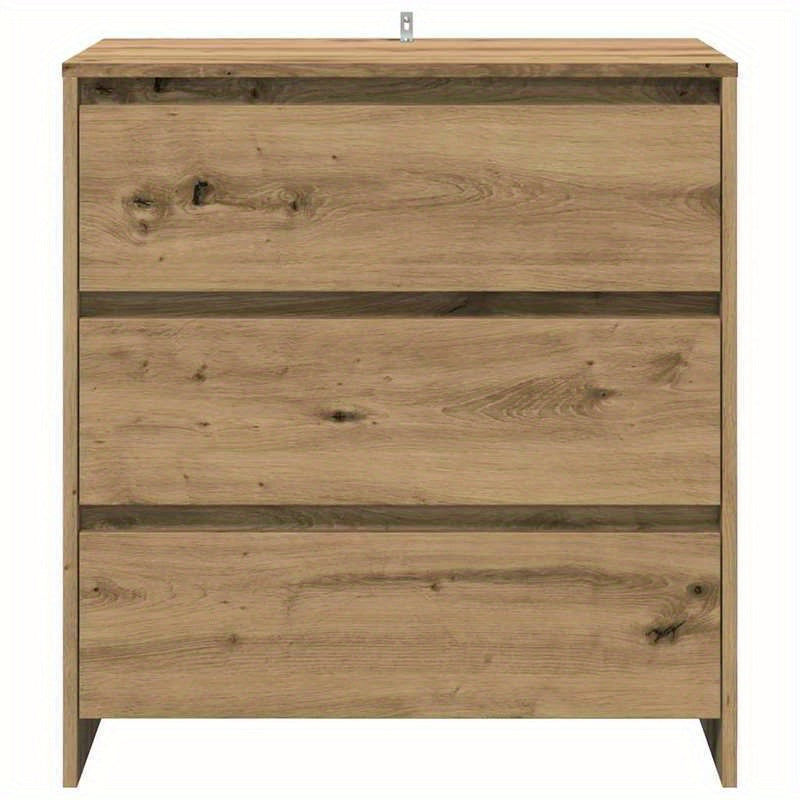 3-Delige Sideboards Edited Wood Artisanaal Eikenkleur Practical And Removable