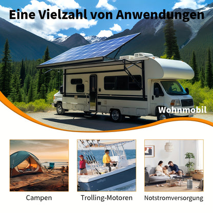 12V 300Ah LiFePO4 Accu – Lithium Accu – Camper Accu – Boot Accu – Zonne-energie Accu – 10000+ Cyclus Levensduur – Ingebouwde BMS Veiligheid