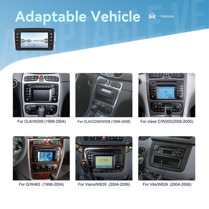 Android Autoradio – Multimedia Systeem – Navigatie Unit – Touchscreen Radio – 7 Inch HD – 8-Core Processor – 4GB RAM + 64GB Opslag – Wireless CarPlay & Android Auto – Inclusief Achteruitrijcamera en Microfoon