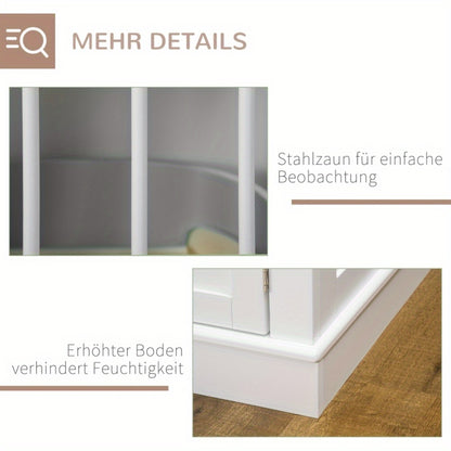 Hondenhok – Hondenbench – Hondenhuis – Hondenkooi – Dierenverblijf – Multifunctionele Tafel – Stevig Hout – Voor Kleine Honden Tot 10 kg