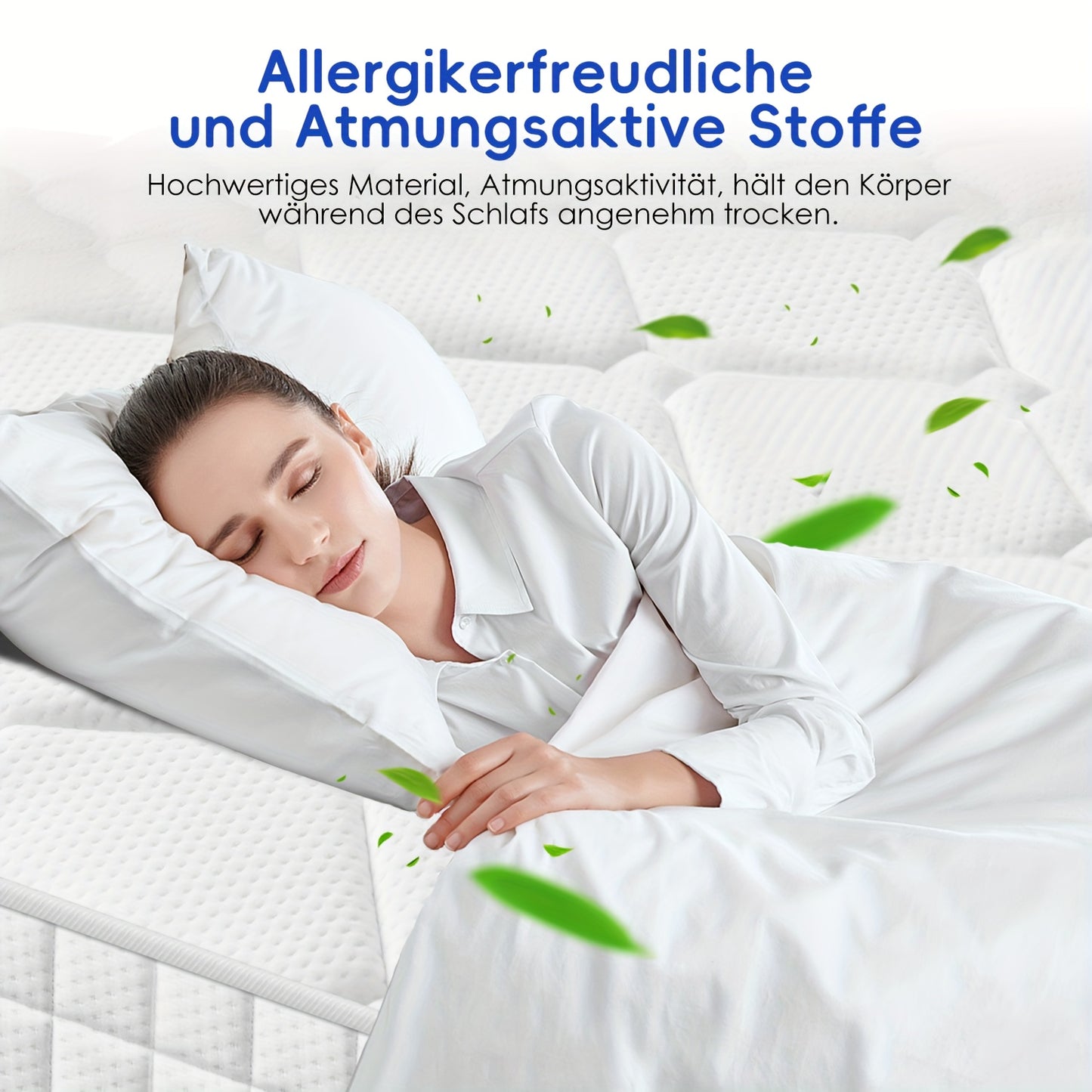 Pocketvering Matras – Pocketveer Matras – Boxspring Matras – Binnenvering Matras – 90x200 cm – Orthopedisch 7-Zonesysteem – Ademend Katoenen Hoes