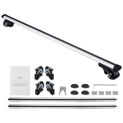 Dakdrager – Dakrek – Dakrail Drager – Bagagedrager – Auto Dakdrager – Aluminium 120 cm – 90 kg Draagvermogen