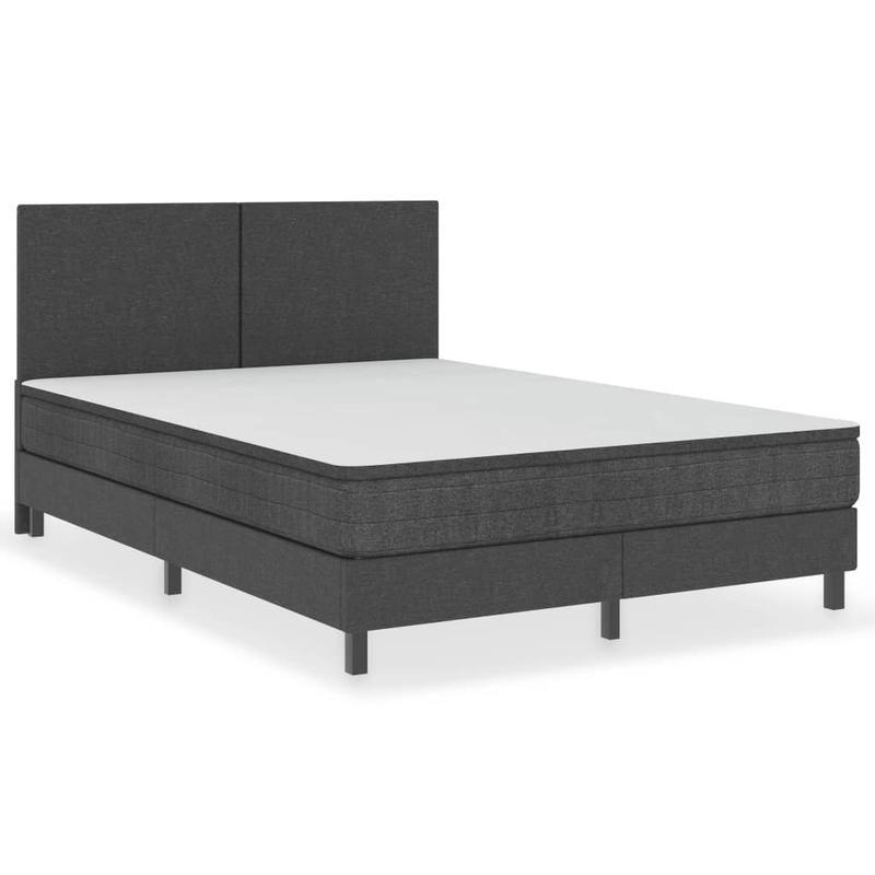 Boxspringbedframe – Boxspringbed – Bedframe – Slaapkamerbed – Bedonderstel – Modern Grijs – Queen Size 160x200 cm – Laag Profiel – Eenvoudig Monteren