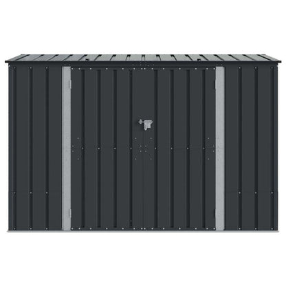 Grote Tuinkist – Tuinopbergbox – Opslagbox – Buitenbox – Opbergkist – Zwart Stalen Materiaal – 214x82x132 cm – Robuust & Weerbestendig