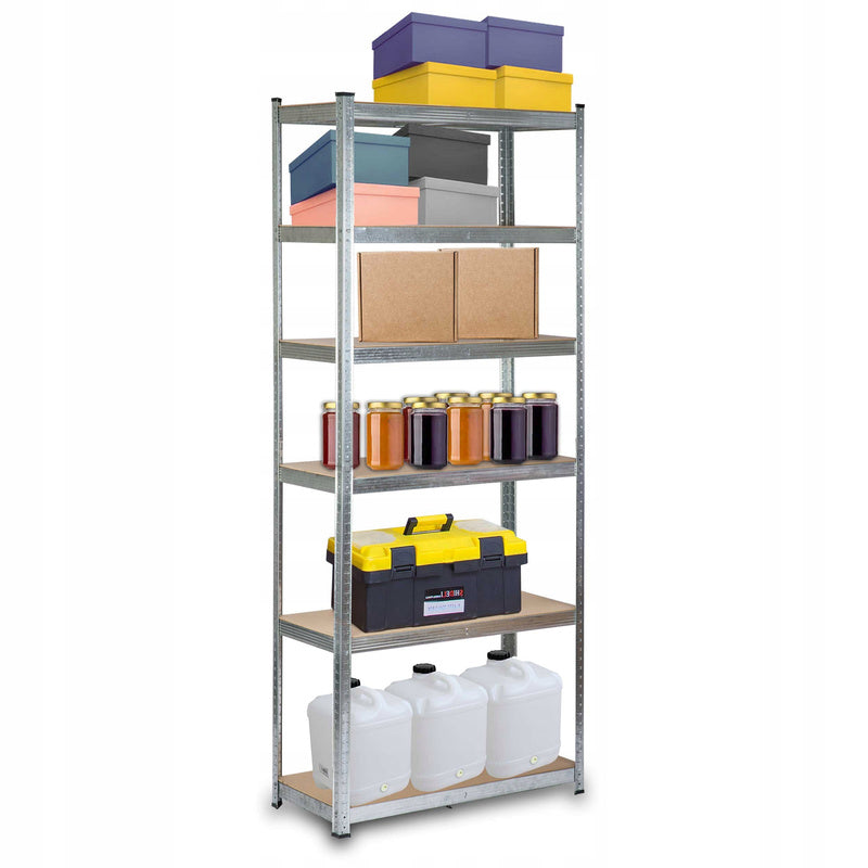 Opbergrek – Stellingkast – Opbergkast – Magazijnrek – Rek – Metalen Frame – 220x90x40 cm – 6 Planken – Draagkracht 900 kg