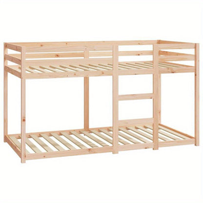 Stapelbed – Hoogslaper – Zolderbed – Bunkbed – Kinderbed – Massief Grenenhout – 90x190 cm – Stevige Robuuste Constructie – Veiligheid Met Ladder