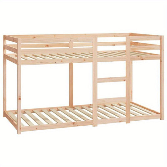 Stapelbed – Hoogslaper – Zolderbed – Bunkbed – Kinderbed – Massief Grenenhout – 90x190 cm – Stevige Robuuste Constructie – Veiligheid Met Ladder
