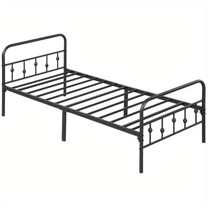 Metal Bed Frame – Stalen Bedframe – Klapbed Frame – Opklapbaar Bed – Slaapbank Frame – Geschikt Voor 200x90 cm Matras – Stevig Metaal – Hoogte 82,5 cm