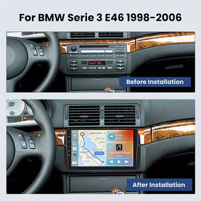 Android 13 Autoradio – Car Stereo – Multimedia Systeem – Navigatie Unit – Touchscreen Radio – Draadloze CarPlay & Android Auto – 9 Inch HD Scherm – Ingebouwde GPS & Achteruitrijcamera