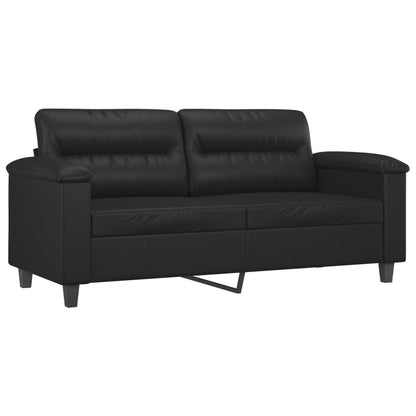 2-zits bank – tweezitsbank – loveseat – zitbank – loungestoel – Kunstleer – Compact en Comfortabel – Met Stabiel Metalen Frame