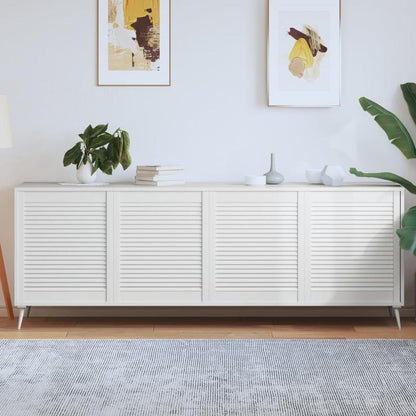 Opbergkast – Opbergkastje – Opbergrek – Bergkast – Opbergmeubel – Set van 4 – Wit – 69 x 59,4 cm – Slotfunctie – Duurzaam materiaal