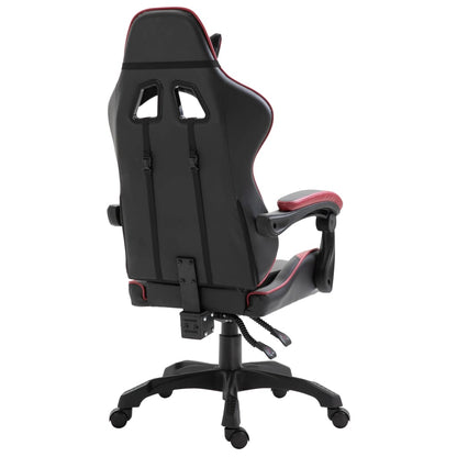 Gamingstoel – Gamestoel – Gaming Chair – Game Stoel – Bureaustoel – Verstelbare Rugleuning – Ergonomische Rode Kunstleer Vulling