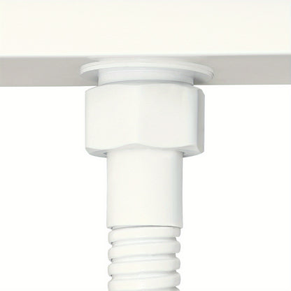 Muurmaandkraan – Badkraan – Douchekraan – Watervalkraan – Handdouche – Duurzaam Messing – Witte Mat Design