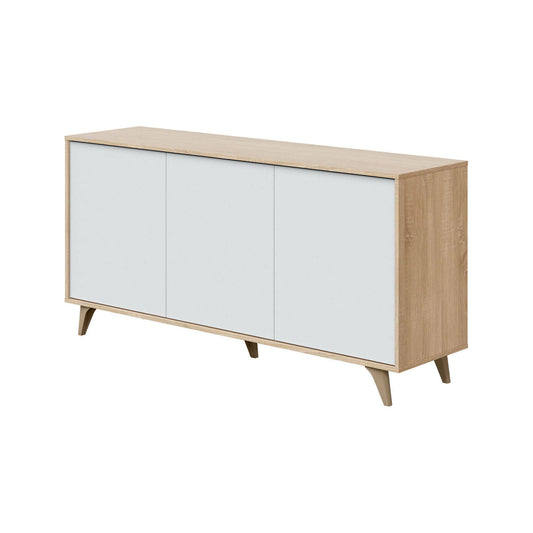 Dabello Sideboard, Kitchen Buffet, Design Living Room Cabinet, Modern 3-Door Sideboard with Shelves, 154x40x75 cm, Available in 6 Colors