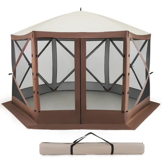 Partytent – Pop-up Tent – Paviljoen – Vouwtent – Feesttent – 3,5x3,5 m – Waterdicht Oxford Doek – Met Ademend Gaas en Zijwanden
