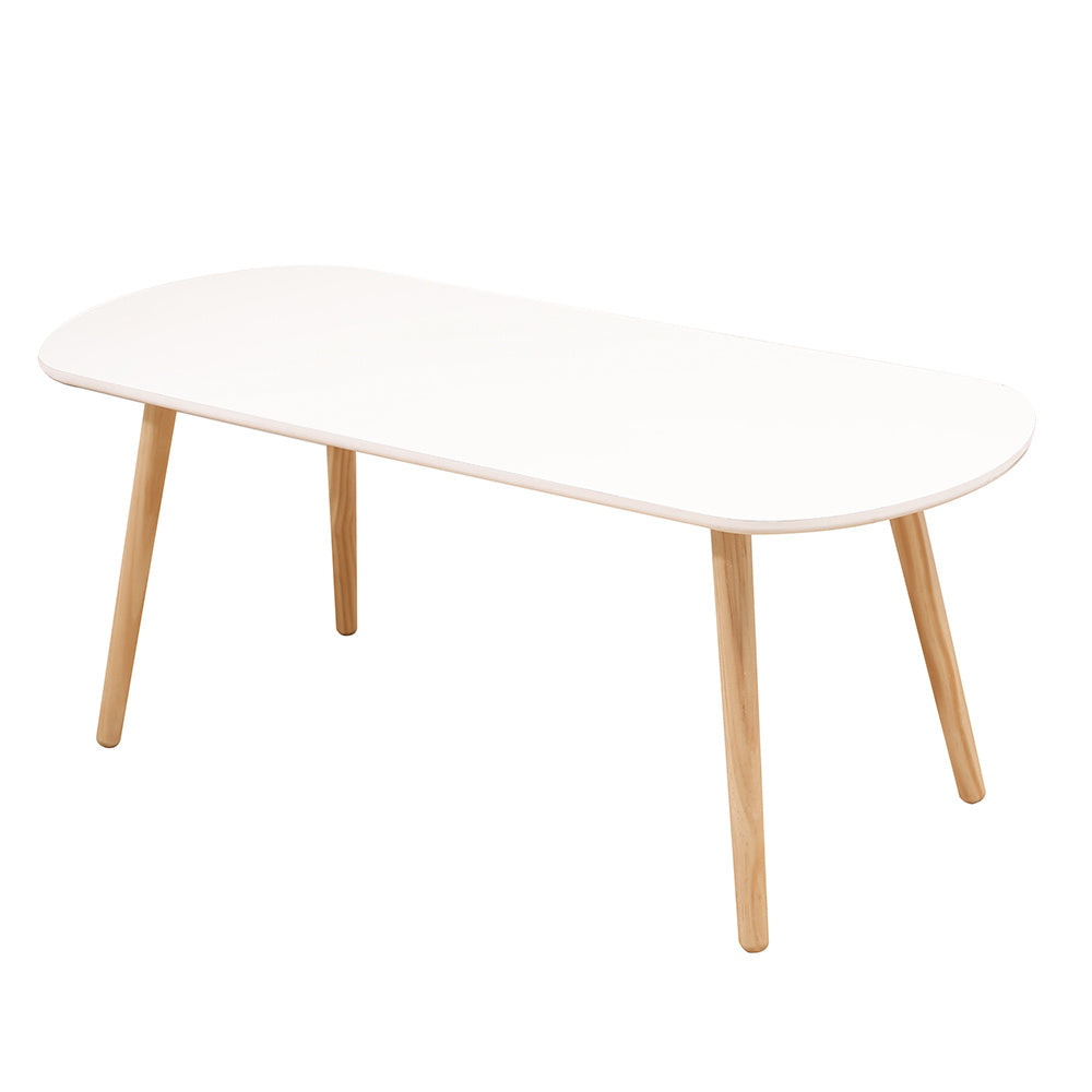 Lage Tafel – Bijzettafel – Salontafel – Sofa Tafel – Centrale Tafel – Massief Eikenhouten Poten – 110x50x45 cm