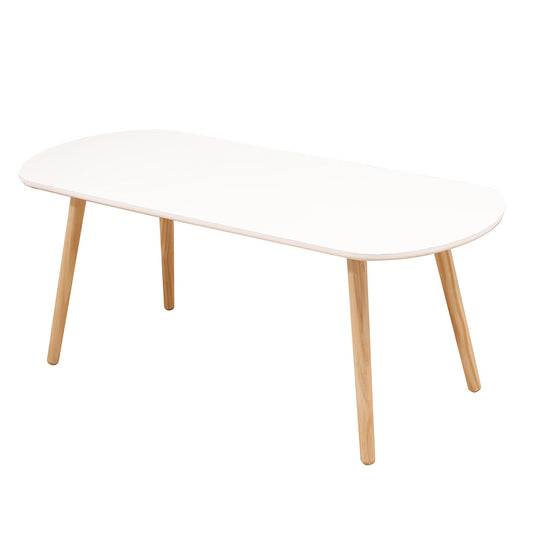 Lage Tafel – Bijzettafel – Salontafel – Sofa Tafel – Centrale Tafel – Massief Eikenhouten Poten – 110x50x45 cm