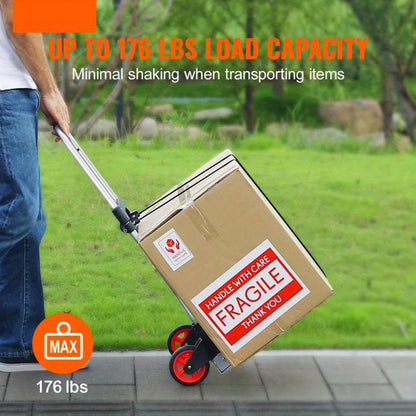 Handkar – Handtruck – Transportkar – Trolley – Vouwkar – Aluminium Frame – Draagkracht 79 kg