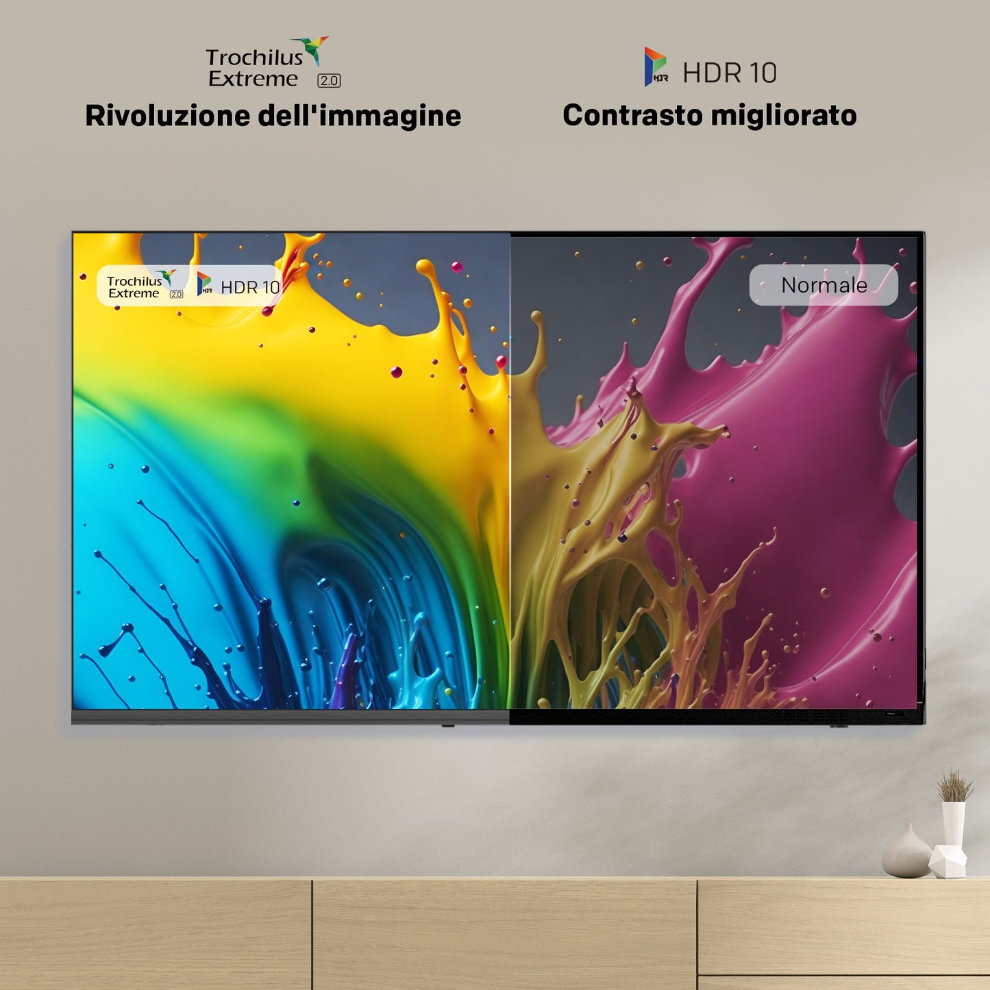 Smart TV – Televisie – LED TV – Internet TV – 32 Inch – HD Beeldkwaliteit Met HDR10 – Google TV Met Spraakbediening