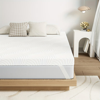 Breathable Memory Foam Mattress Topper - H3, 7.5/10cm Removable White Mattress for Sprung Bed Frame, Simple And Modern Style Mattress, Suitable for All Seasons, No Stuffiness