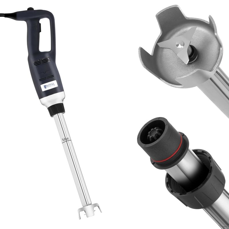 Staafmixer – Handmixer – Blender – Keukenmixer – Pureerstaaf – 500 Watt Vermogen – 40 cm RVS Mixarm