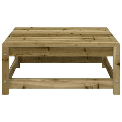 Tuinbank – Buitenbank – Zitbank – Balkonbank – Houten Tuinmeubel – Lichtbruin Hout – Inclusief Kussens en Voetenbank