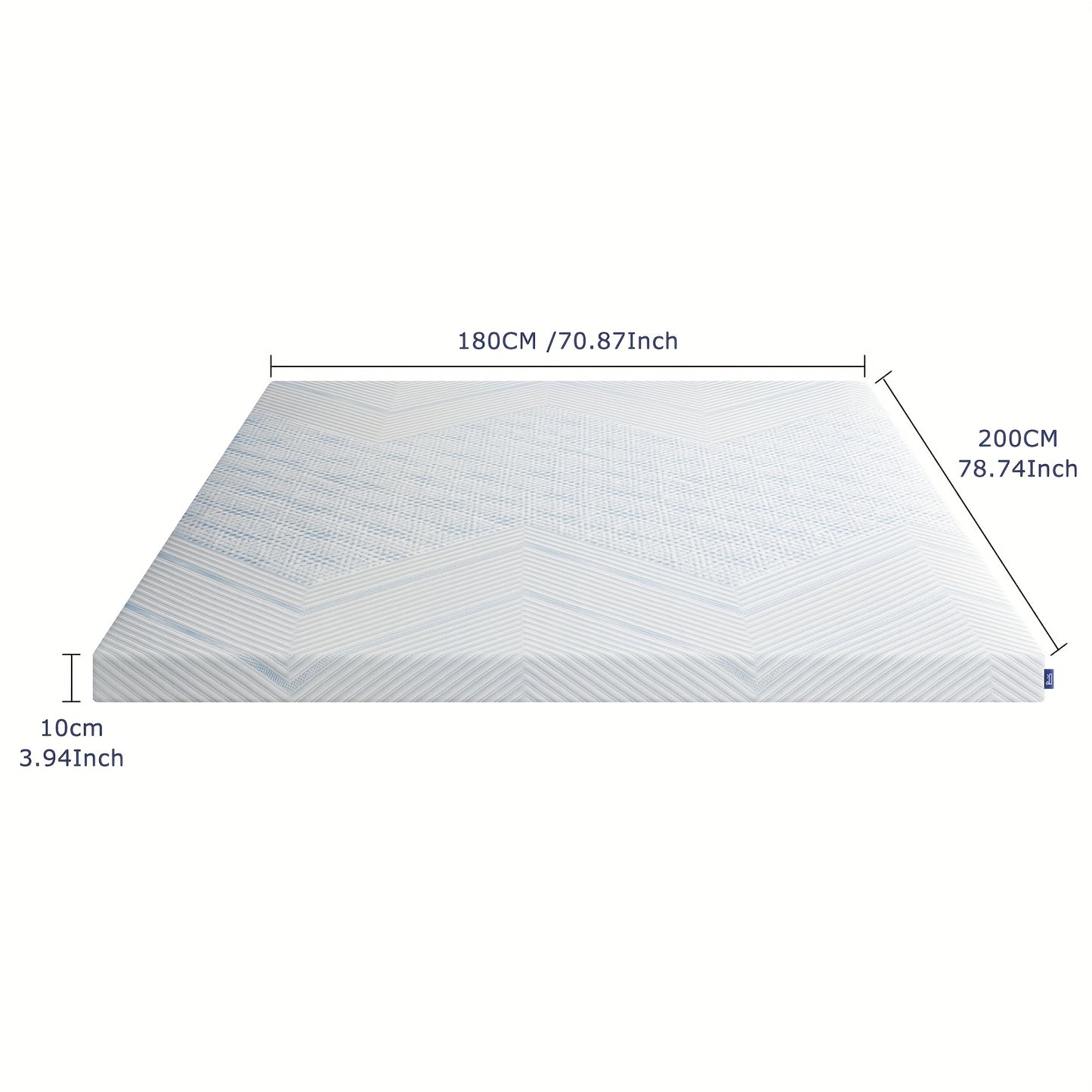BedStory Gel Cold Foam Mattress Topper with Dual Firmness (H3&H2) - 7.5cm Cooling Gel & Supportive Layer, Breathable Washable Cover & 4 Elastic Straps, 6-8cm Height, Multiple Sizes (90x200cm to 180x200cm), Comfortable Sleep,
