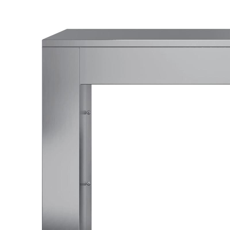 Houtopslag – Brandhoutrek – Haardhoutopslag – Houtberging – Houtrek – Gegalvaniseerd Staal – 100x40x80 cm – Stevig & Roestbestendig
