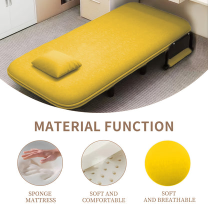 Bureaustoel – Office Chair – Draaistoel – Kantoorstoel – Stoel – Verstelbare Rugleuning 5 Niveau’s – Met Hoofdsteun en Comfortabel Zitkussen – Groen – Met Metalen Frame