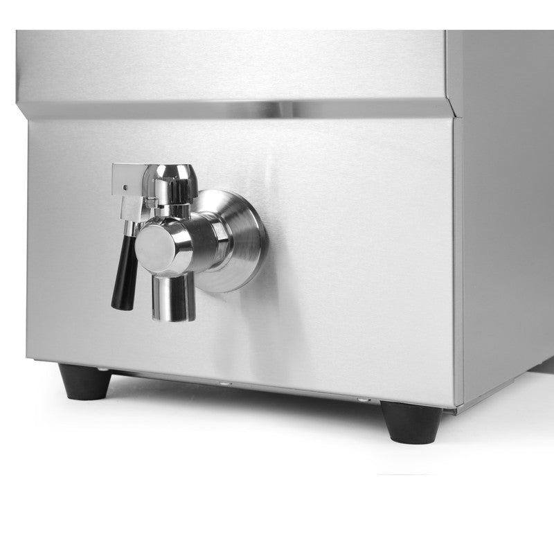 Inductiefriteuse – Frituurpan – Friteuse – Oliefriteuse – Professionele Friteuse – 8 Liter Inhoud – Tapkraan Voor Eenvoudig Olie Afvoeren