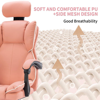 Executive Office Chair with Foot Rest High Back Office Chair Computer Gaming Chairs Black
